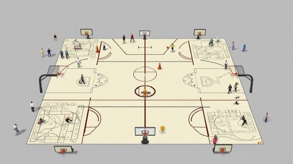 Créer un terrain de basket adapté à tous les niveaux